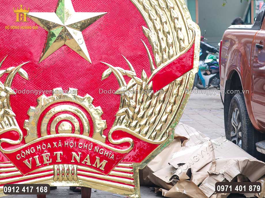 Mỗi h&igrave;nh ảnh biểu tượng tr&ecirc;n Quốc huy đều mang một &yacute; nghĩa ri&ecirc;ng